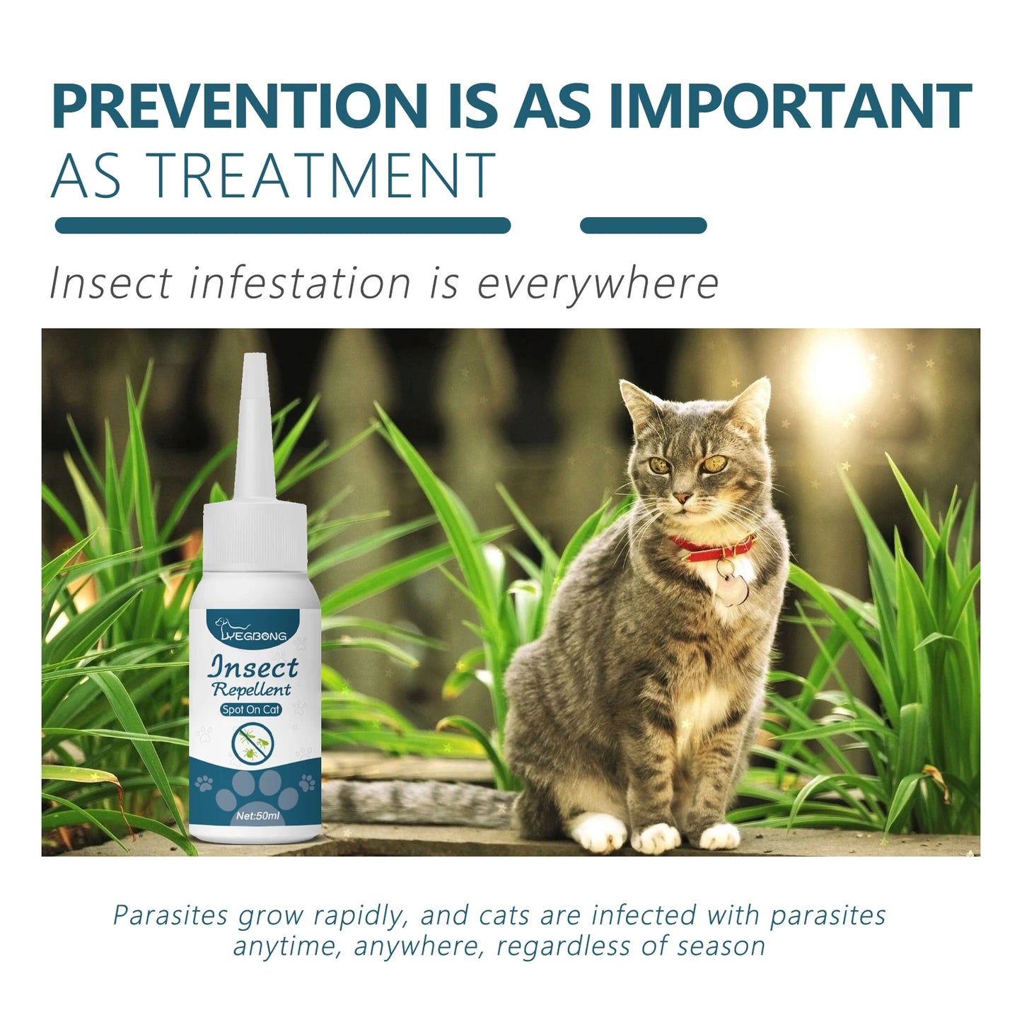 Flea & Tick Control Liquid for Pets