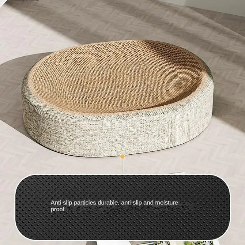 Oval Sisal Cat Scratch Bed