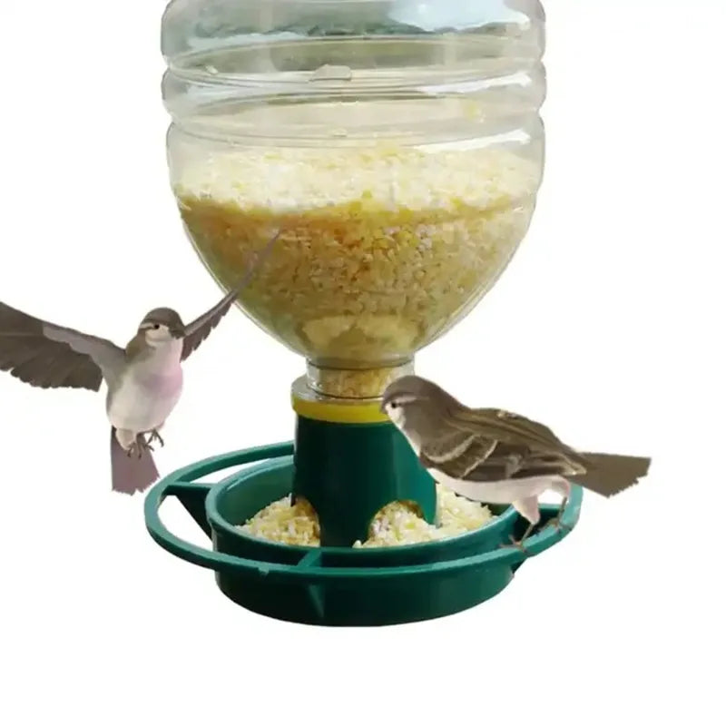 Recycled Bottle Automatic Bird Feeder