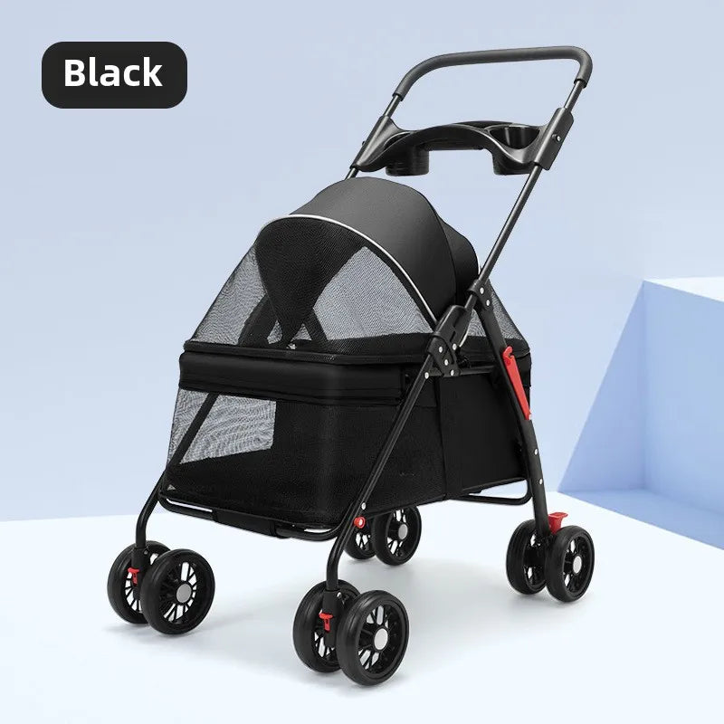 Foldable Small Pet Stroller