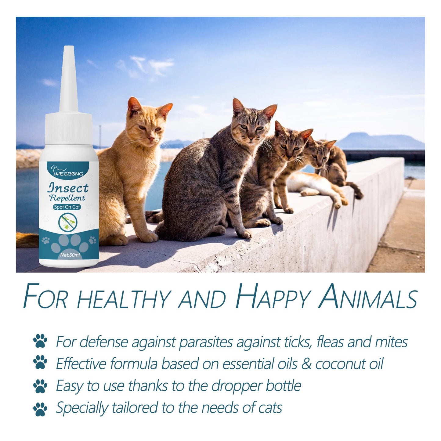 Flea & Tick Control Liquid for Pets