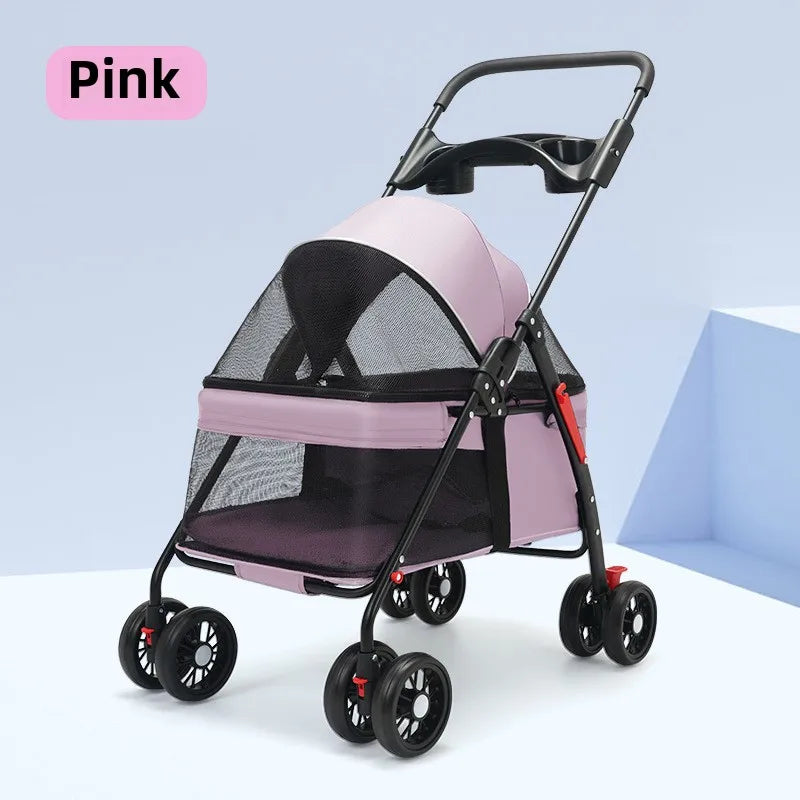Foldable Small Pet Stroller