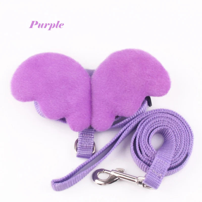 Angel Wing Pet Harness Leash Set