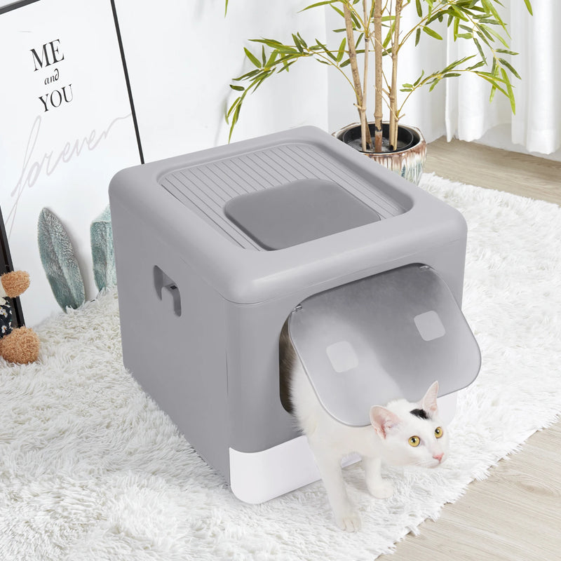 Foldable Enclosed Cat Litter Box
