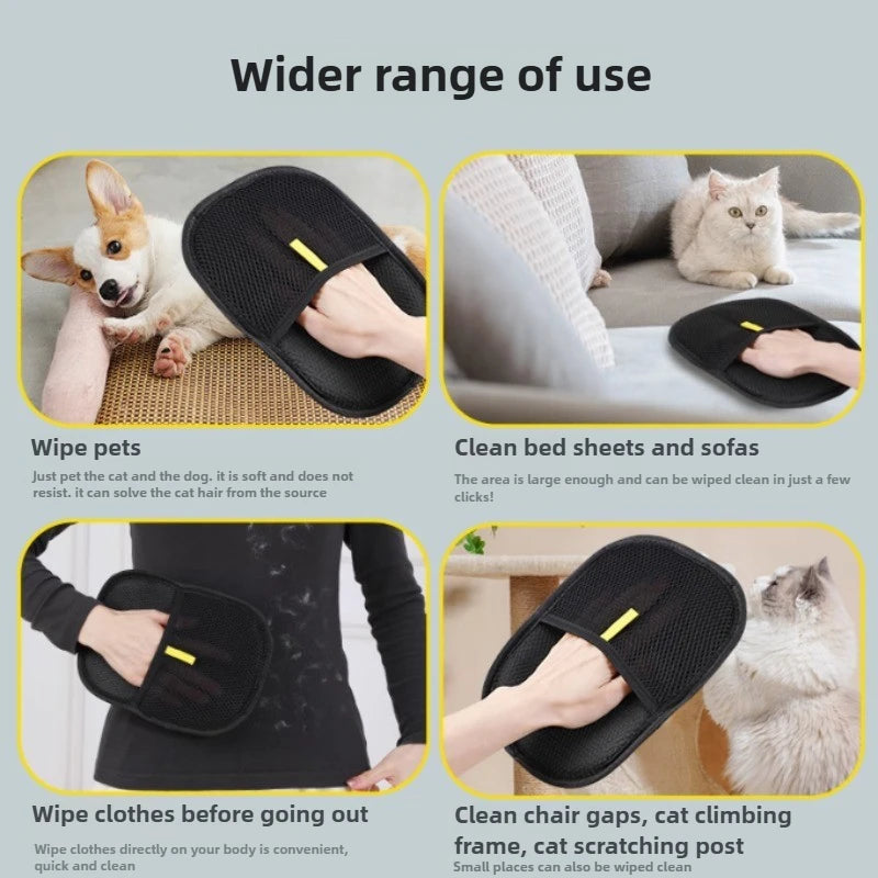 Reusable Pet Hair Removal Gloves
