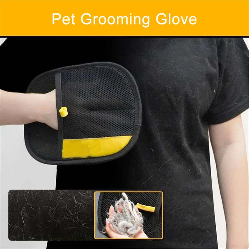 Double-Sided Pet Hair Removal Gloves