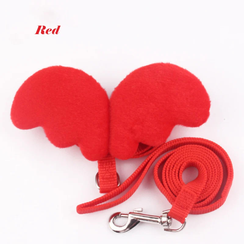 Angel Wing Pet Harness Leash Set