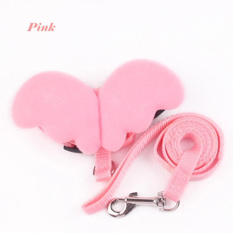 Angel Wing Pet Harness Leash Set