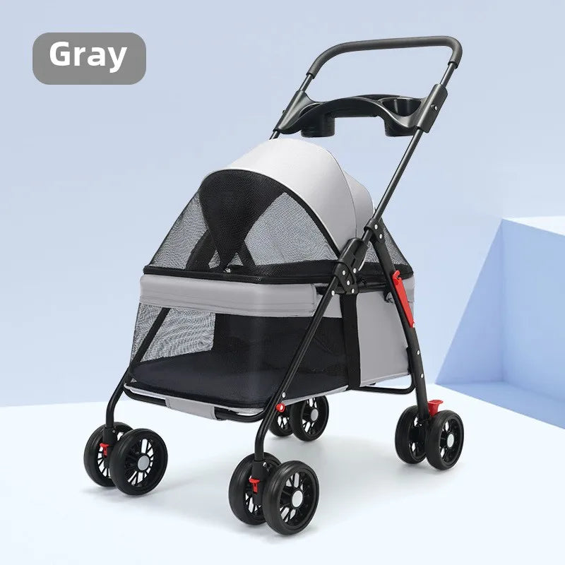 Foldable Small Pet Stroller
