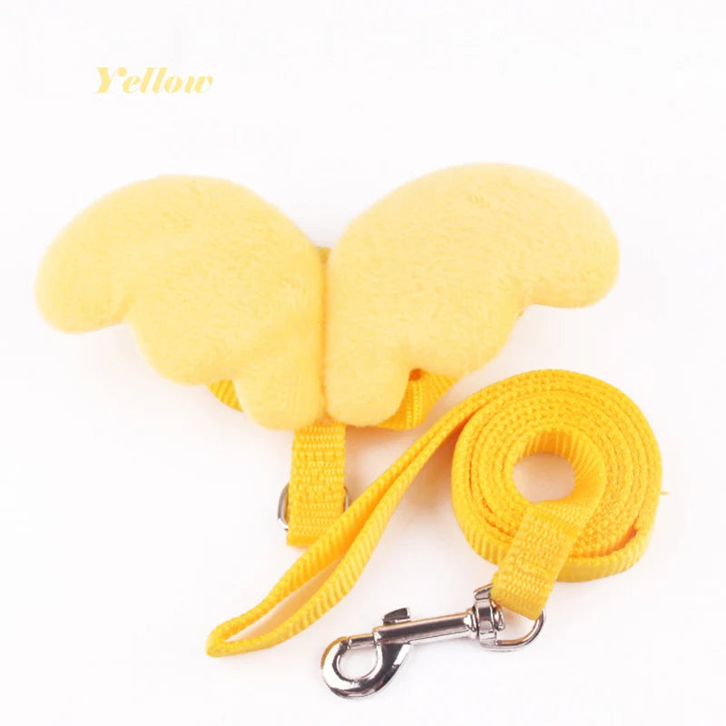 Angel Wing Pet Harness Leash Set