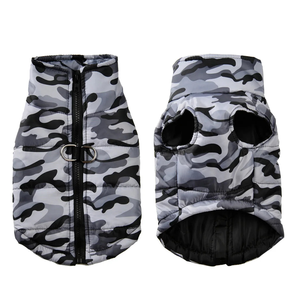 Waterproof Camouflage Winter Dog Coat