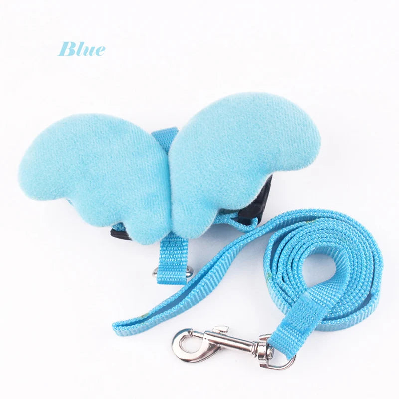 Angel Wing Pet Harness Leash Set