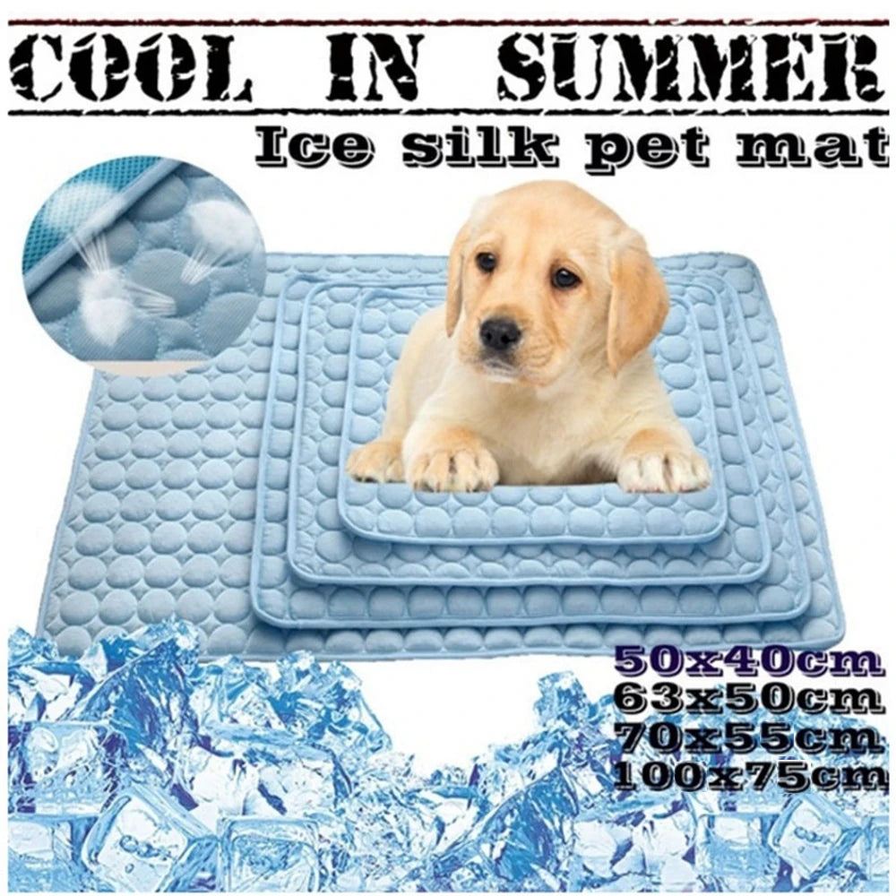 Ice Silk Summer Pet Cooling Mat