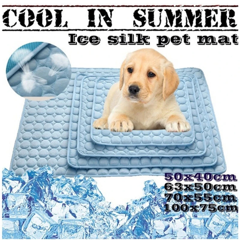 Ice Silk Summer Pet Cooling Mat