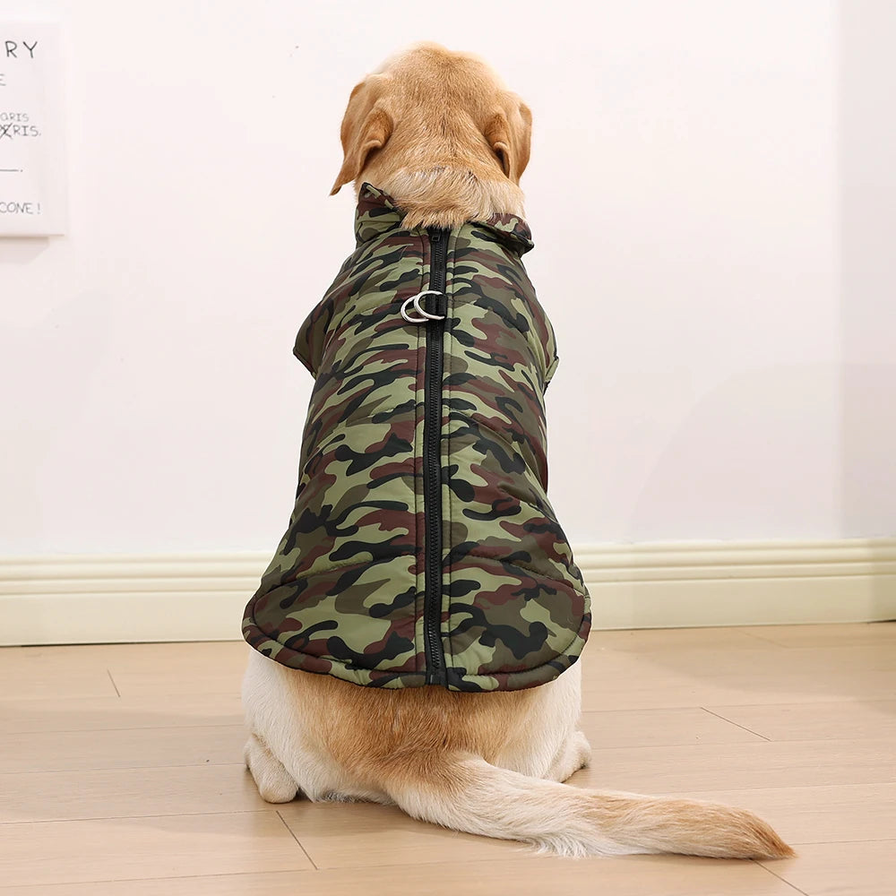 Waterproof Camouflage Winter Dog Coat
