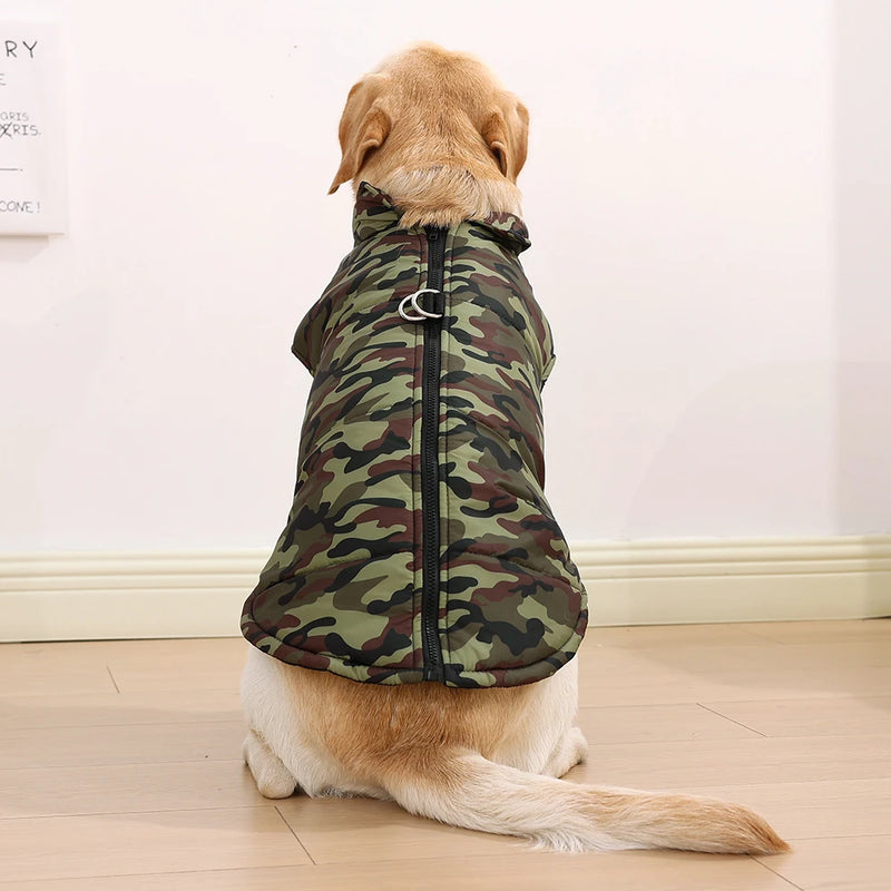 Waterproof Camouflage Winter Dog Coat