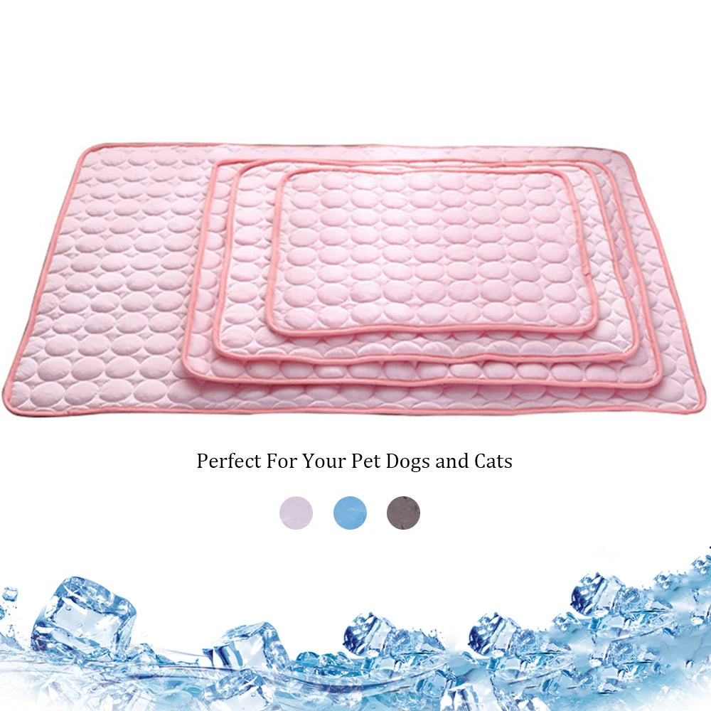 Ice Silk Summer Pet Cooling Mat