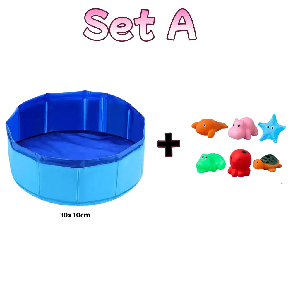 Foldable Pet Pool Bath Tub