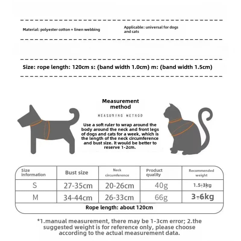 Padded Rabbit Harness & Leash Set