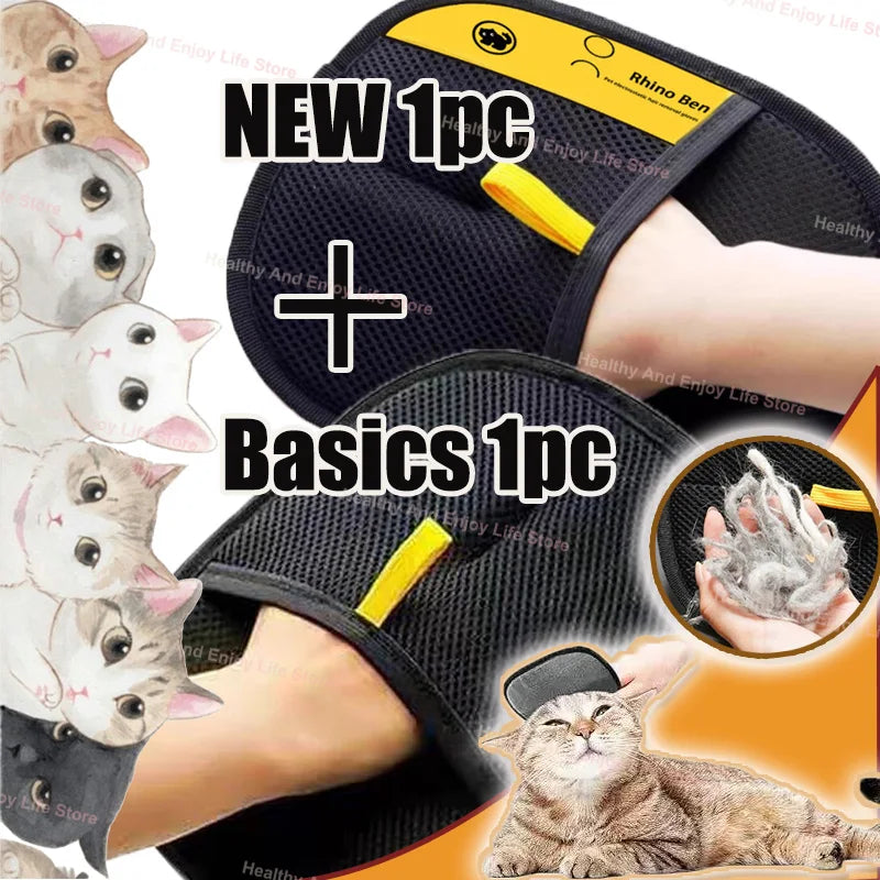 Double-Sided Pet Hair Removal Gloves