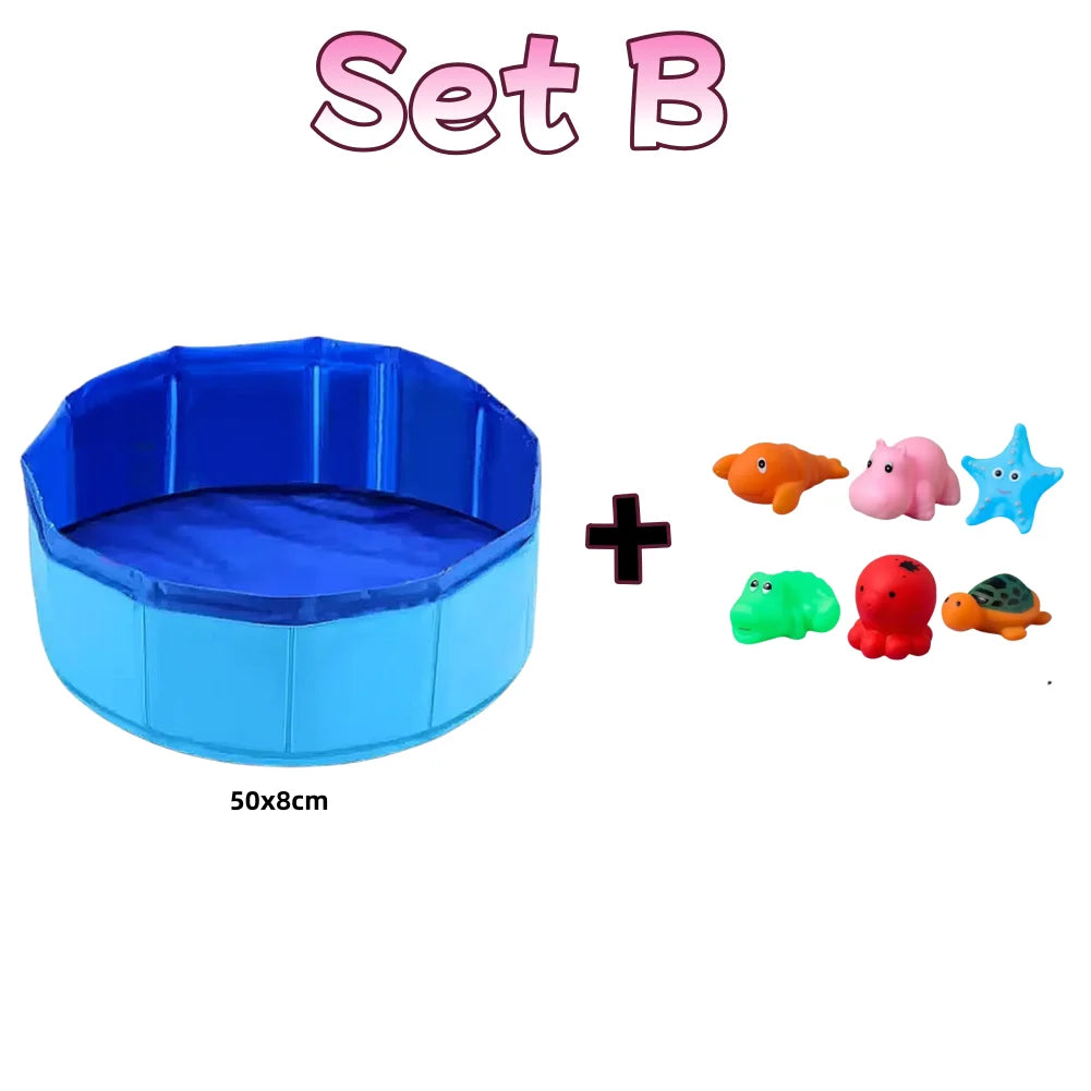 Foldable Pet Pool Bath Tub