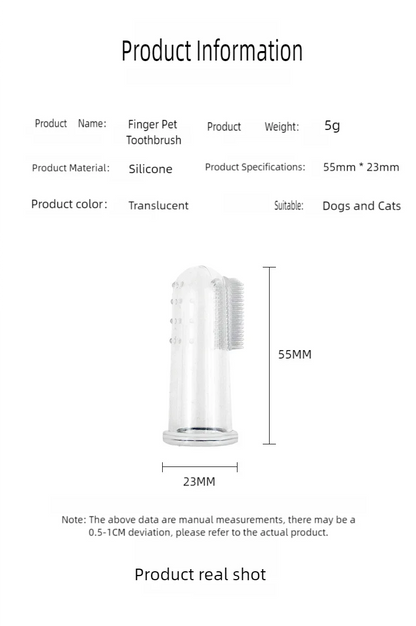 Soft Finger Pet Toothbrush