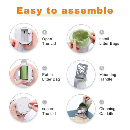 Plastic Cat Litter Scoop