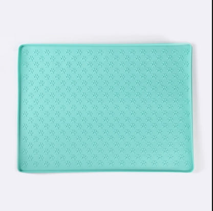 Silicone Paw Print Pet Feeding Mat