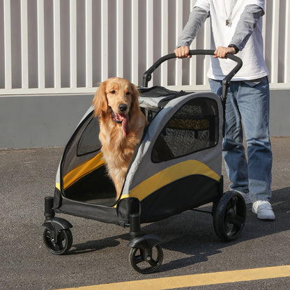 Foldable 4-Wheel Pet Stroller