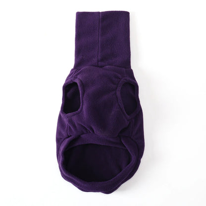 Fleece Turtleneck Dog Vest