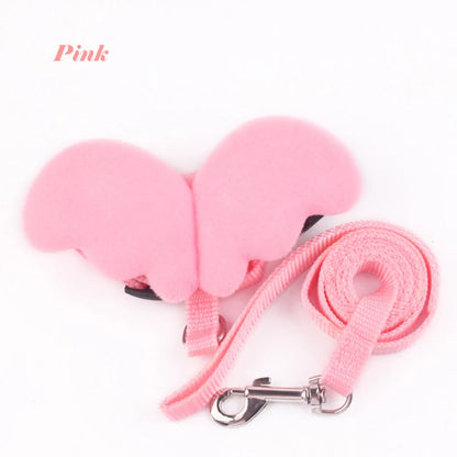 Angel Wing Pet Harness Leash Set