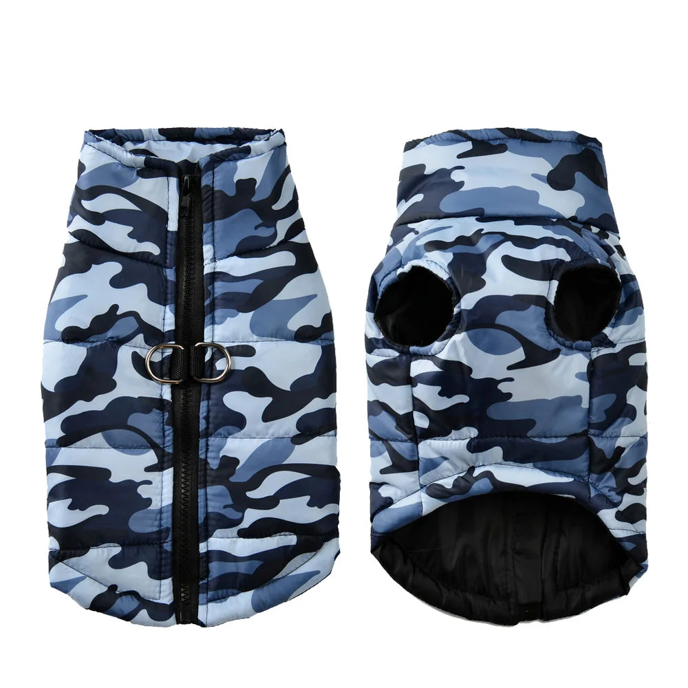 Waterproof Camouflage Winter Dog Coat