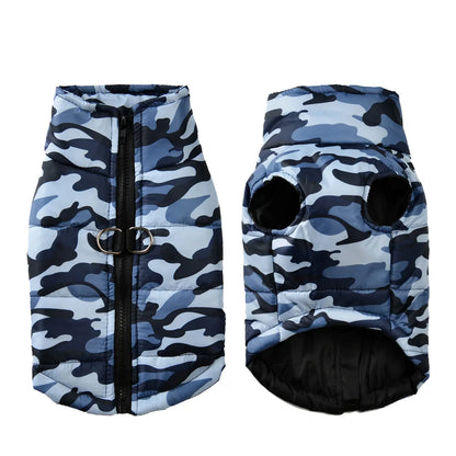 Waterproof Camouflage Winter Dog Coat
