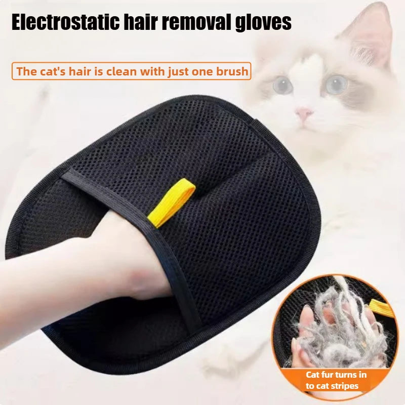 Reusable Pet Hair Removal Gloves