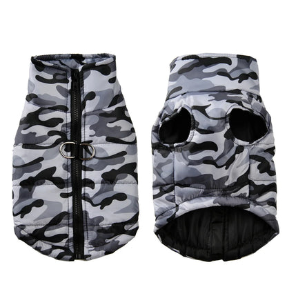 Waterproof Camouflage Winter Dog Coat