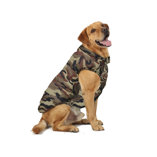 Waterproof Camouflage Winter Dog Coat