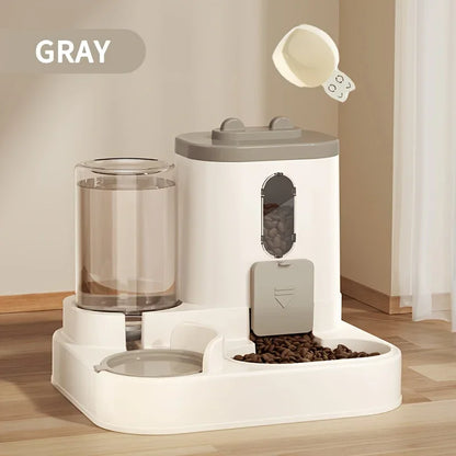 2-in-1 Cat Food & Water Dispenser