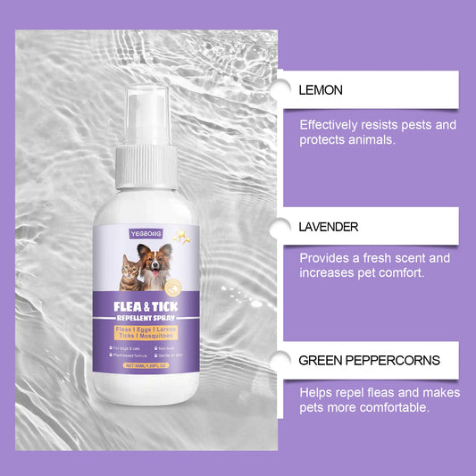 Flea & Tick Prevention Pet Spray
