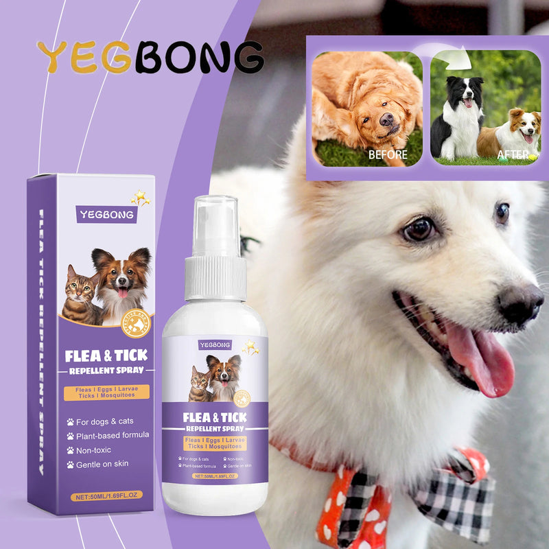Flea & Tick Prevention Pet Spray